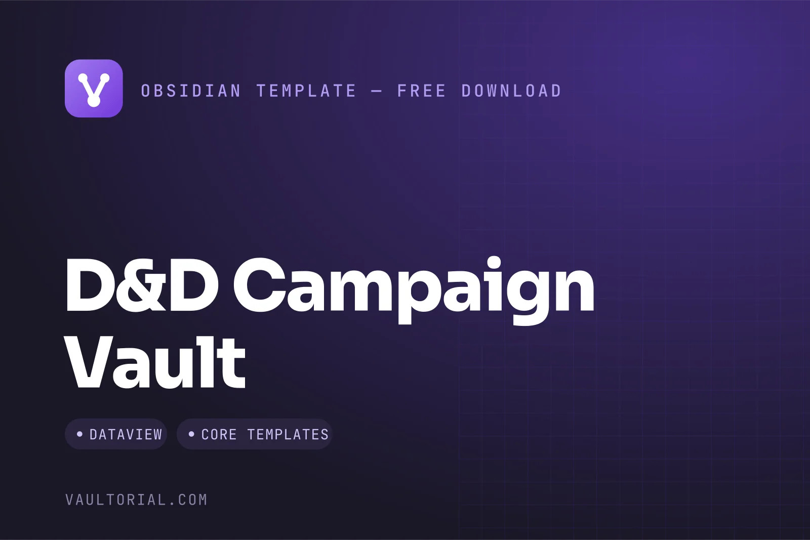 Obsidian D&D Template: A Campaign Vault Loaded with a Playable Mini-Campaign — free Obsidian template by Vaultorial