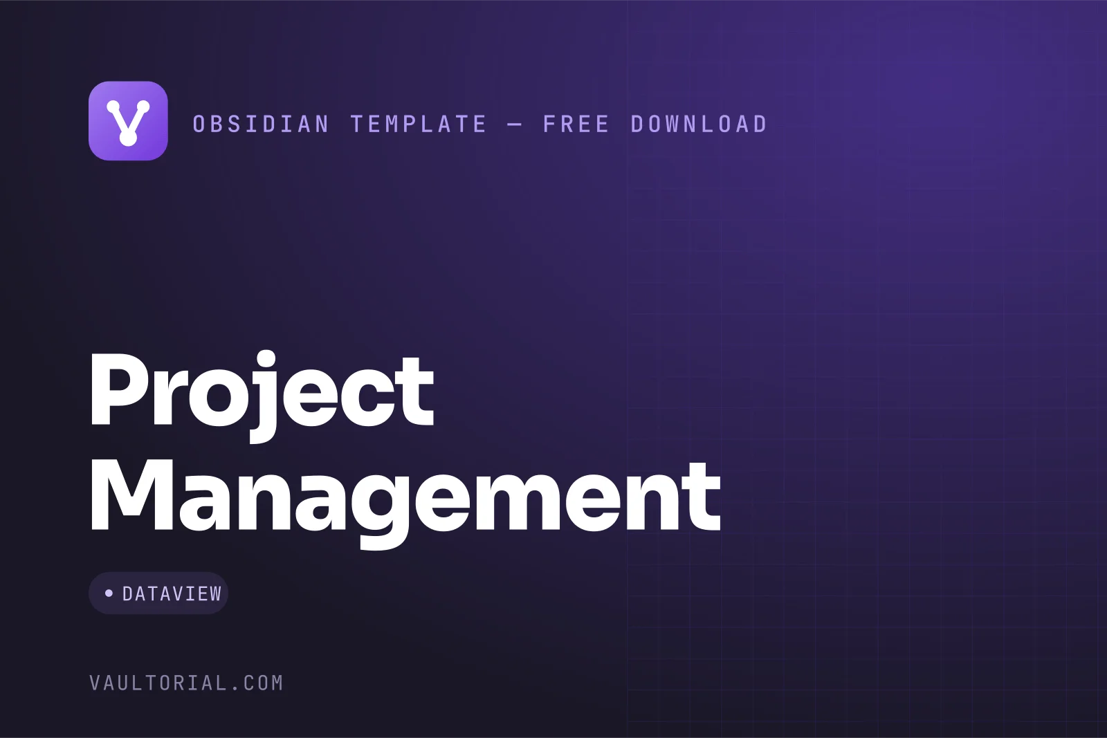 Obsidian Project Management Template with Gantt Timelines — free Obsidian template by Vaultorial