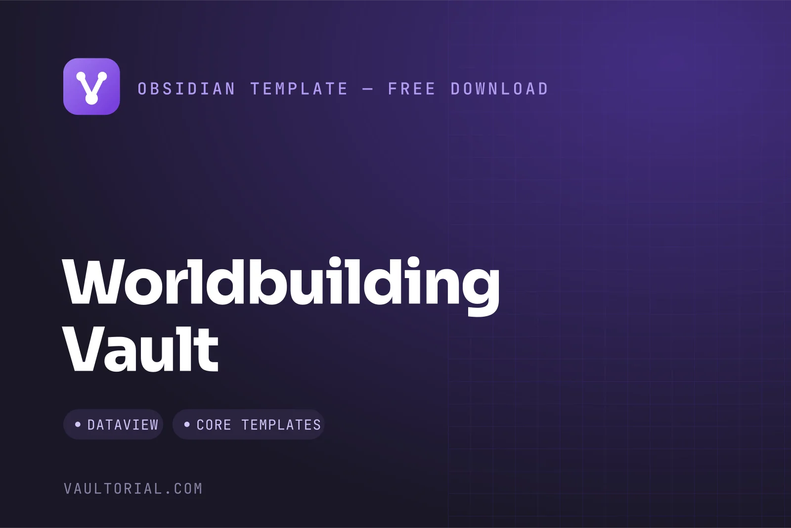 Obsidian Worldbuilding Vault: A Template with a Complete Example Setting — free Obsidian template by Vaultorial